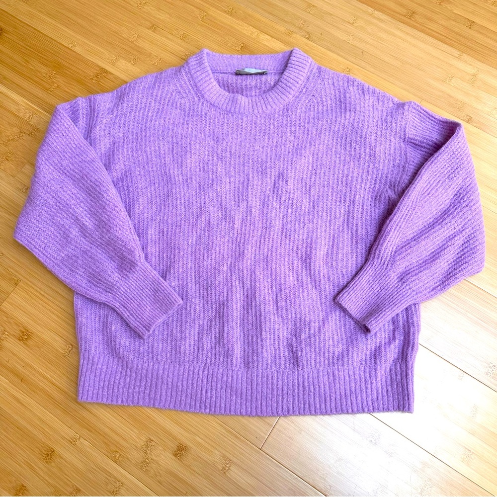 Everlane Alpaca Lilac Knit Sweater Women’s XL